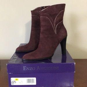 Enzo Angiolini suede booties
